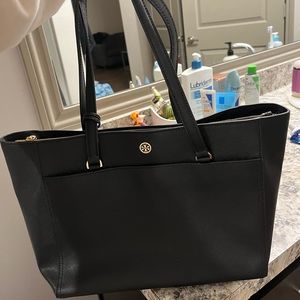 Black Tory Burch Robinson Tote